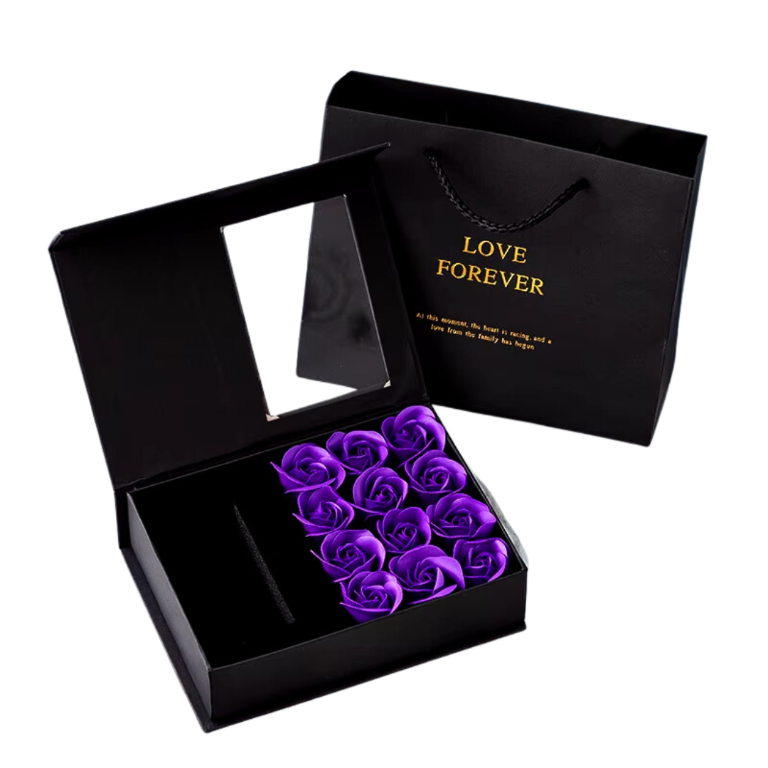 Caixa com 6 Rosas Perfumadas